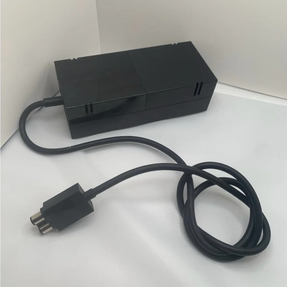 Black Gaming Console Power Adapter